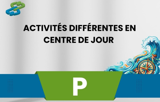 Activités différentes en centre de jour