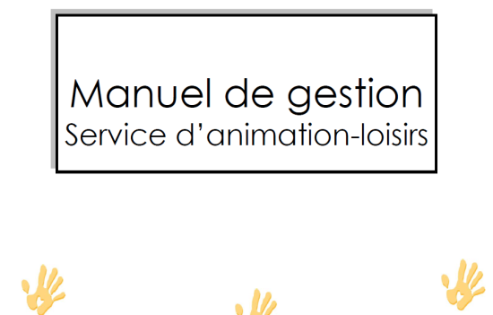 Manuel de gestion - Service d’animation loisirs